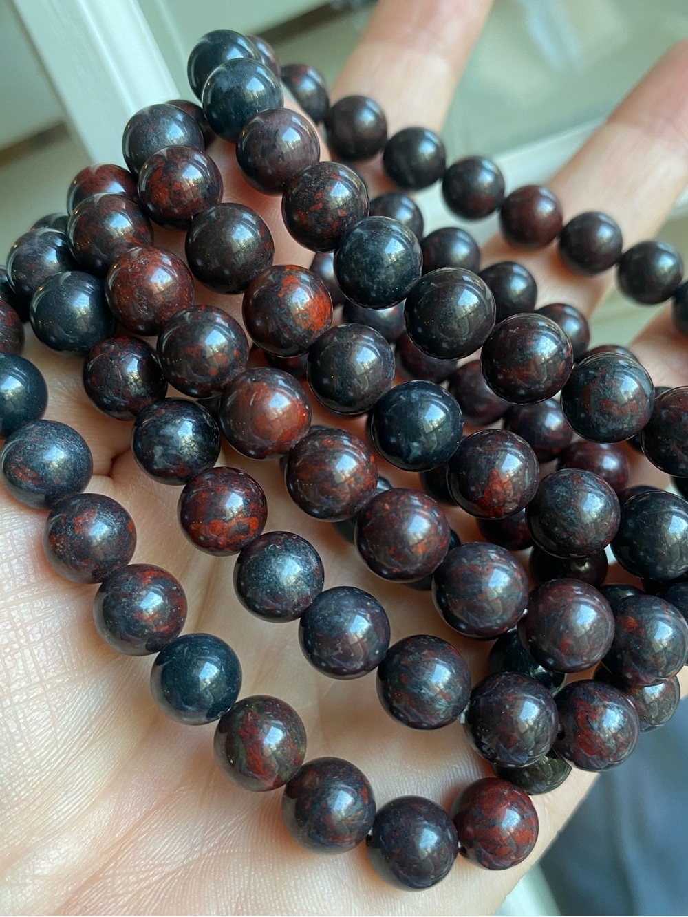🐔❤️ 8MM CHICKEN BLOOD CRYSTAL BRACELETS ❤️🐔